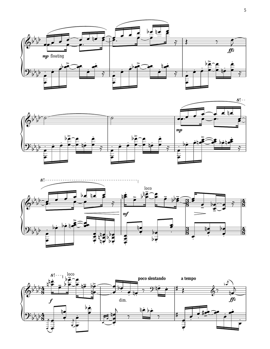 Estela: Rag Latino Estela: Rag Latino Piano Solo scores gallery preview page 5