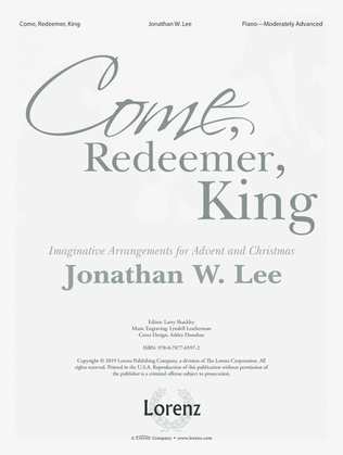 Book cover for Come, Redeemer, King