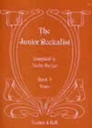 Book cover for The Junior Recitalist Book 3. Tenor