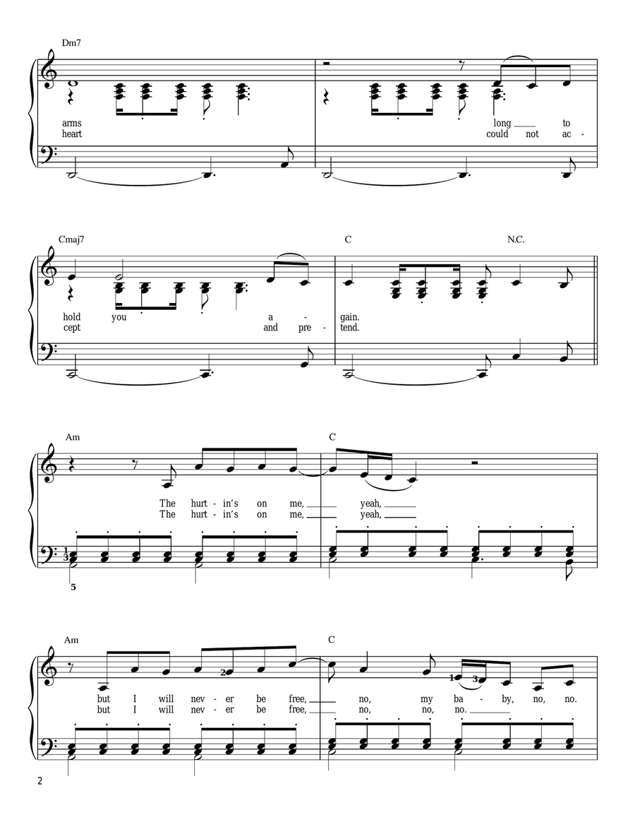 These Eyes These Eyes Easy Piano scores gallery preview page 2