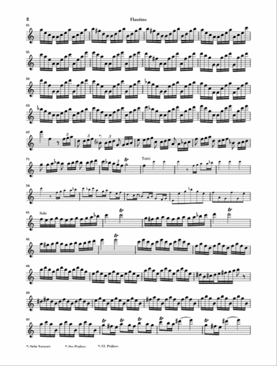 Concerto for Flautino (Recorder/Flute) and Orchestra in C Major, Op. 44, 11 RV 443 Recorder scores gallery preview page 7
