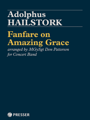 Book cover for Fanfare on Amazing Grace