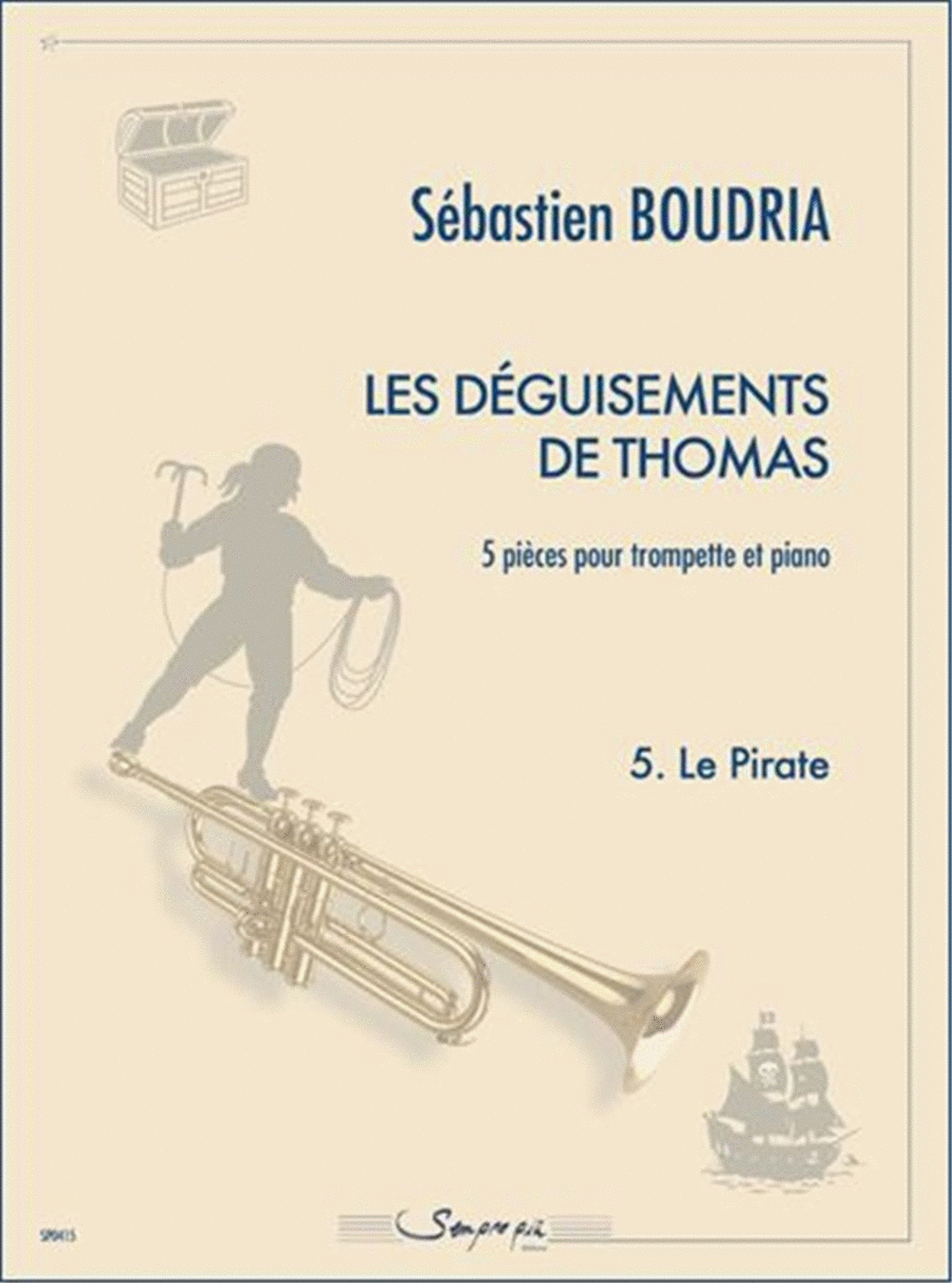 Les Deguisements De Thomas Trumpet Solo scores gallery preview page 1