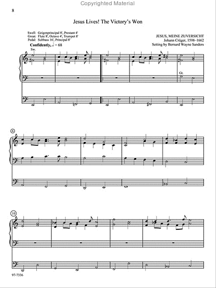 Four Preludes for Easter Four Preludes for Easter Organ scores gallery preview page 4