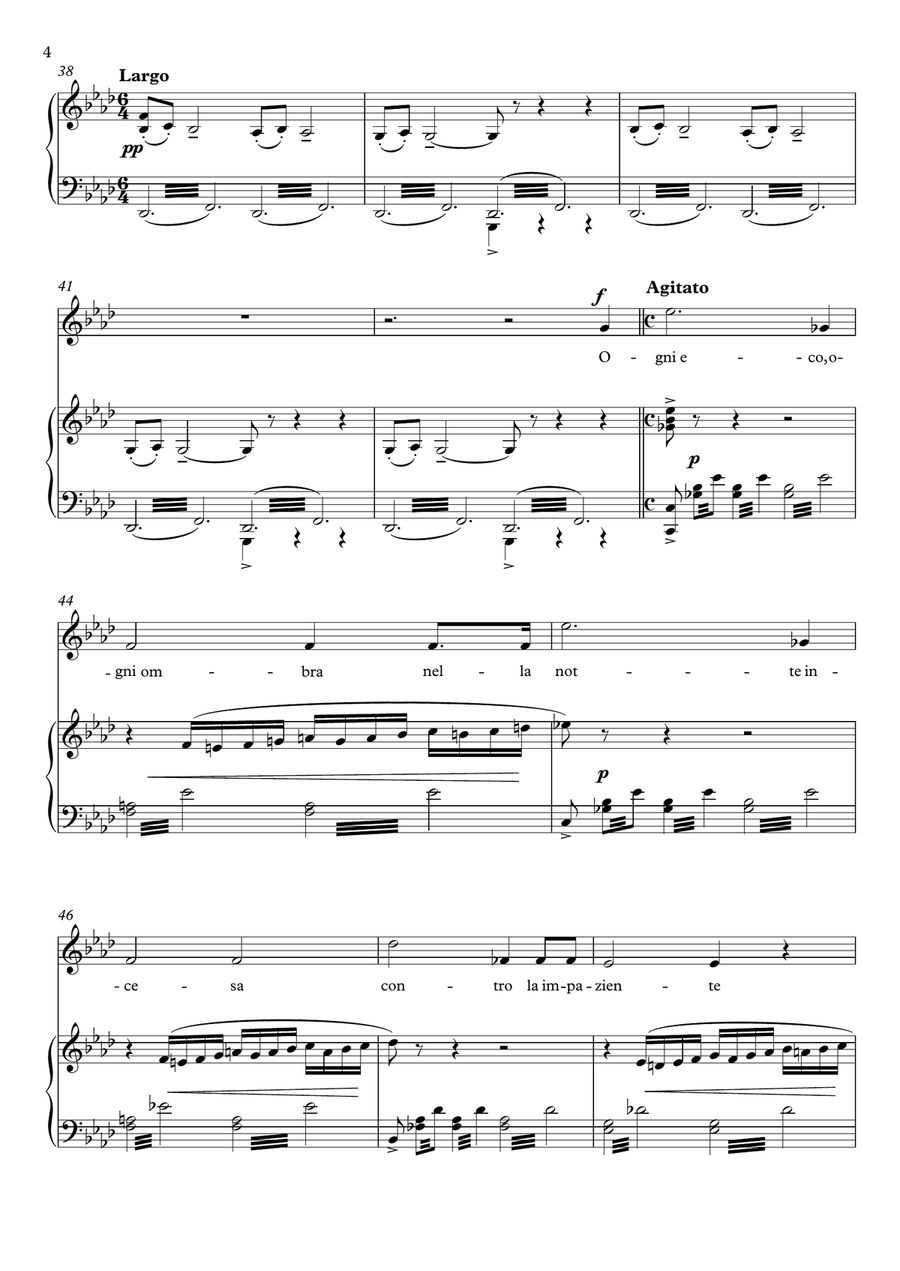 Acerba voluttà - Adriana Lecouvreur (F Minor) Piano, Vocal scores gallery preview page 5