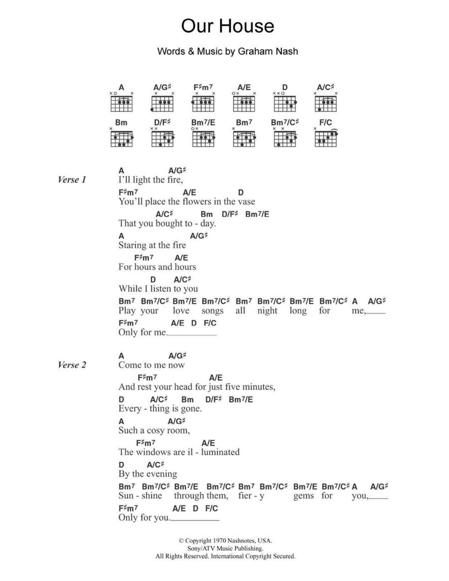 Our House Acoustic Guitar scores gallery preview page 1