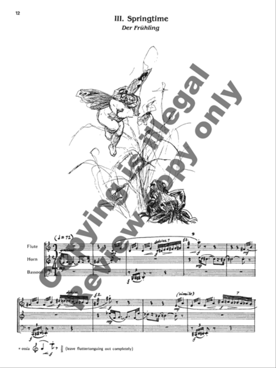 Skizzen (Score) Woodwind Quintet scores gallery preview page 14