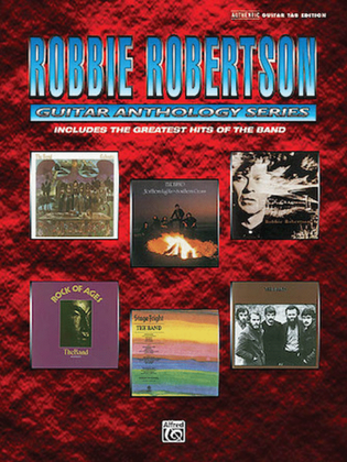 Book cover for Robbie Robertson – Guitar Anthology