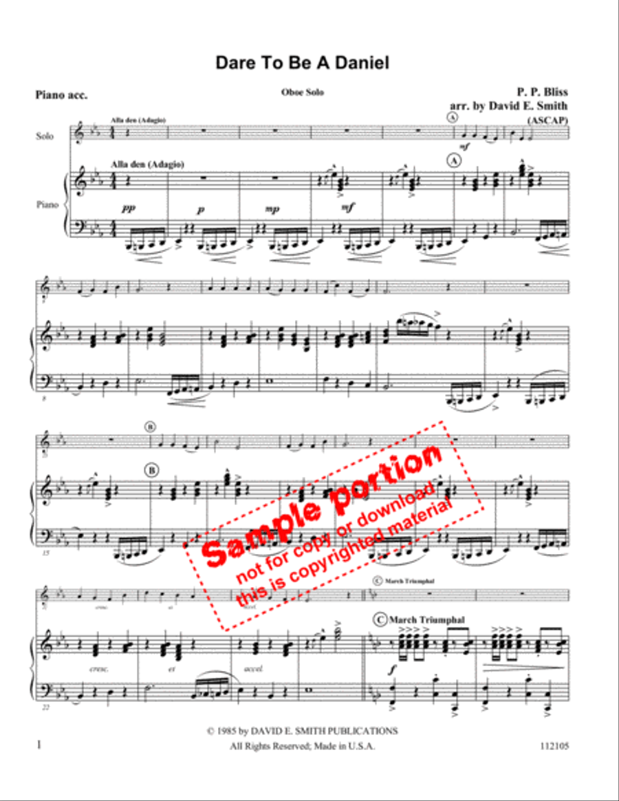 Dare To Be A Daniel Flute scores gallery preview page 2