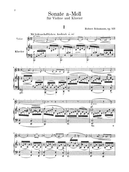 Sonata in A Minor, Op. 105