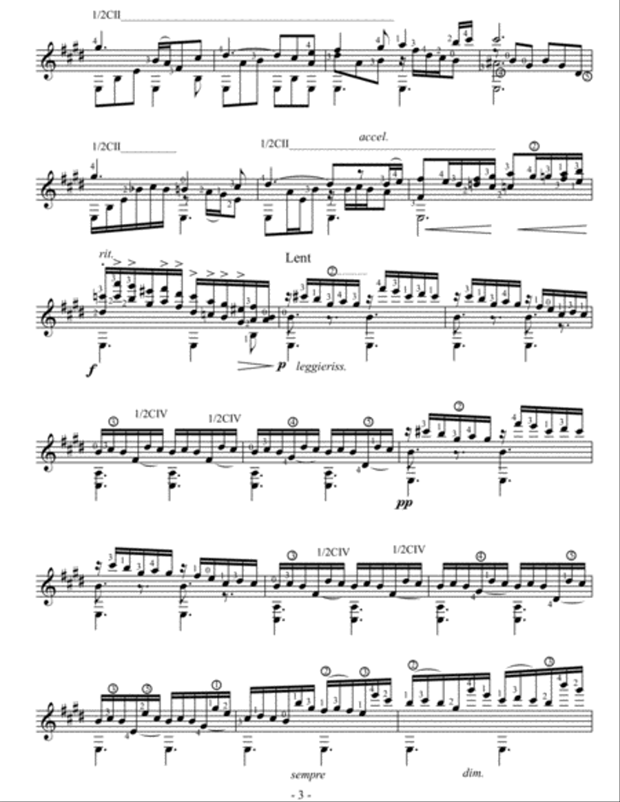 Andante Spianato Op. 22 Classical Guitar scores gallery preview page 3