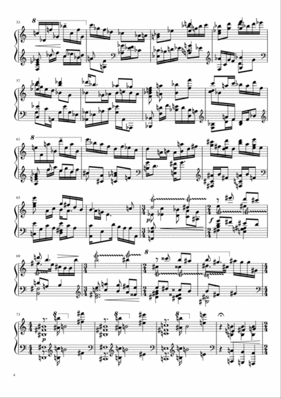 Fantasie №3 Fantasie №3 Piano Solo scores gallery preview page 4