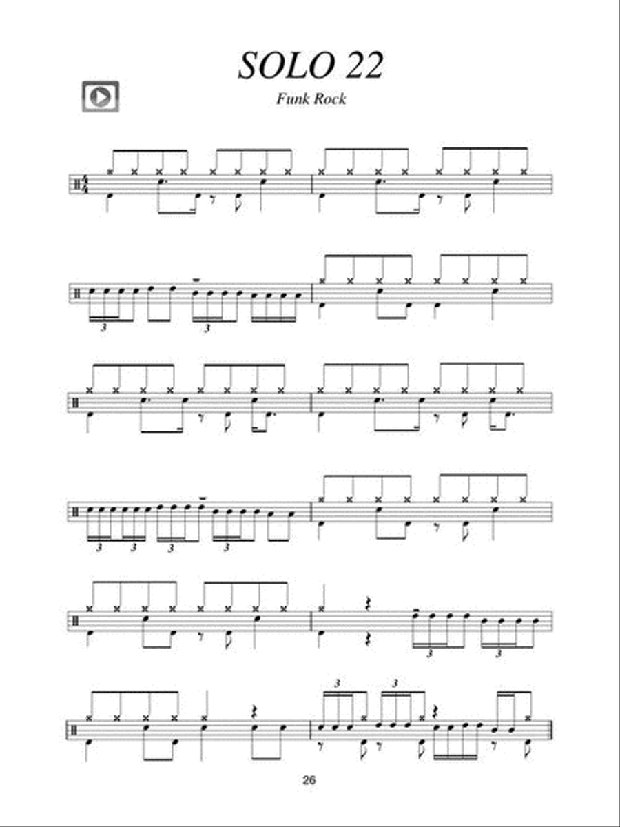 66 Drum Solos for the Modern Drummer Drums scores gallery preview page 6