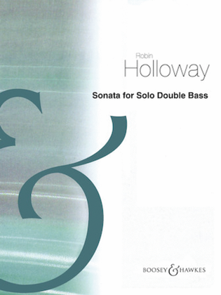 Book cover for Sonata for Solo Double Bass