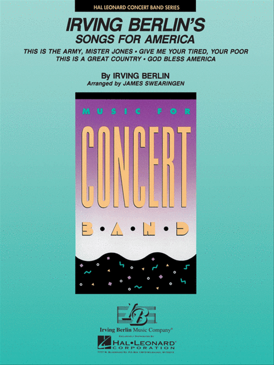 Irving Berlin's Songs for America Concert Band scores gallery preview page 1