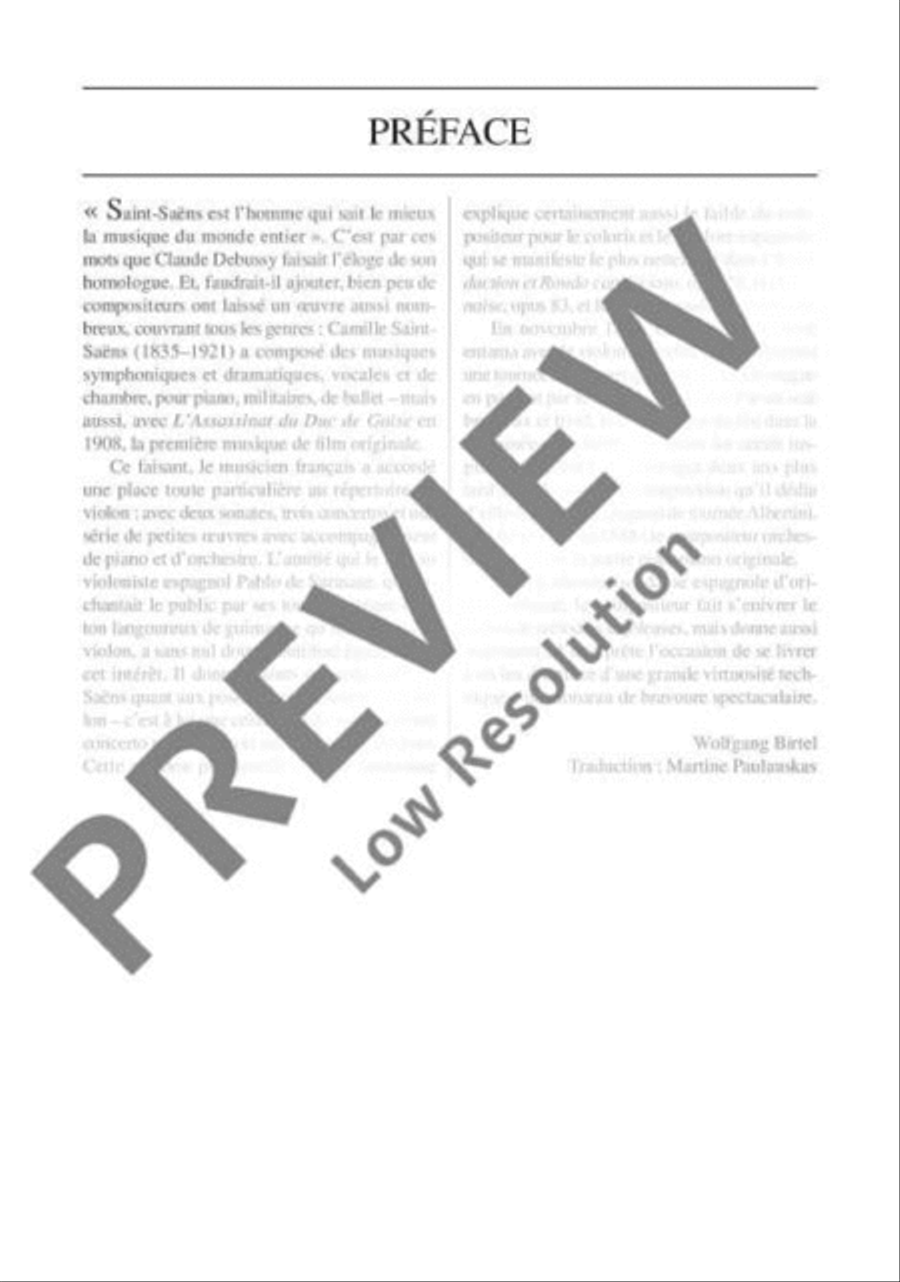 Havanaise Orchestra scores gallery preview page 8