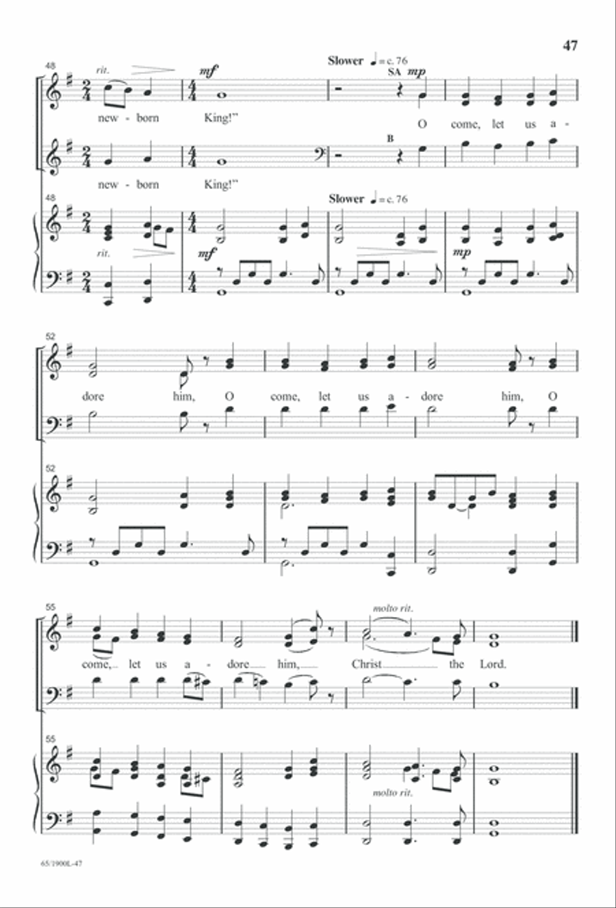 Love's Pure Light 3-Part scores gallery preview page 49