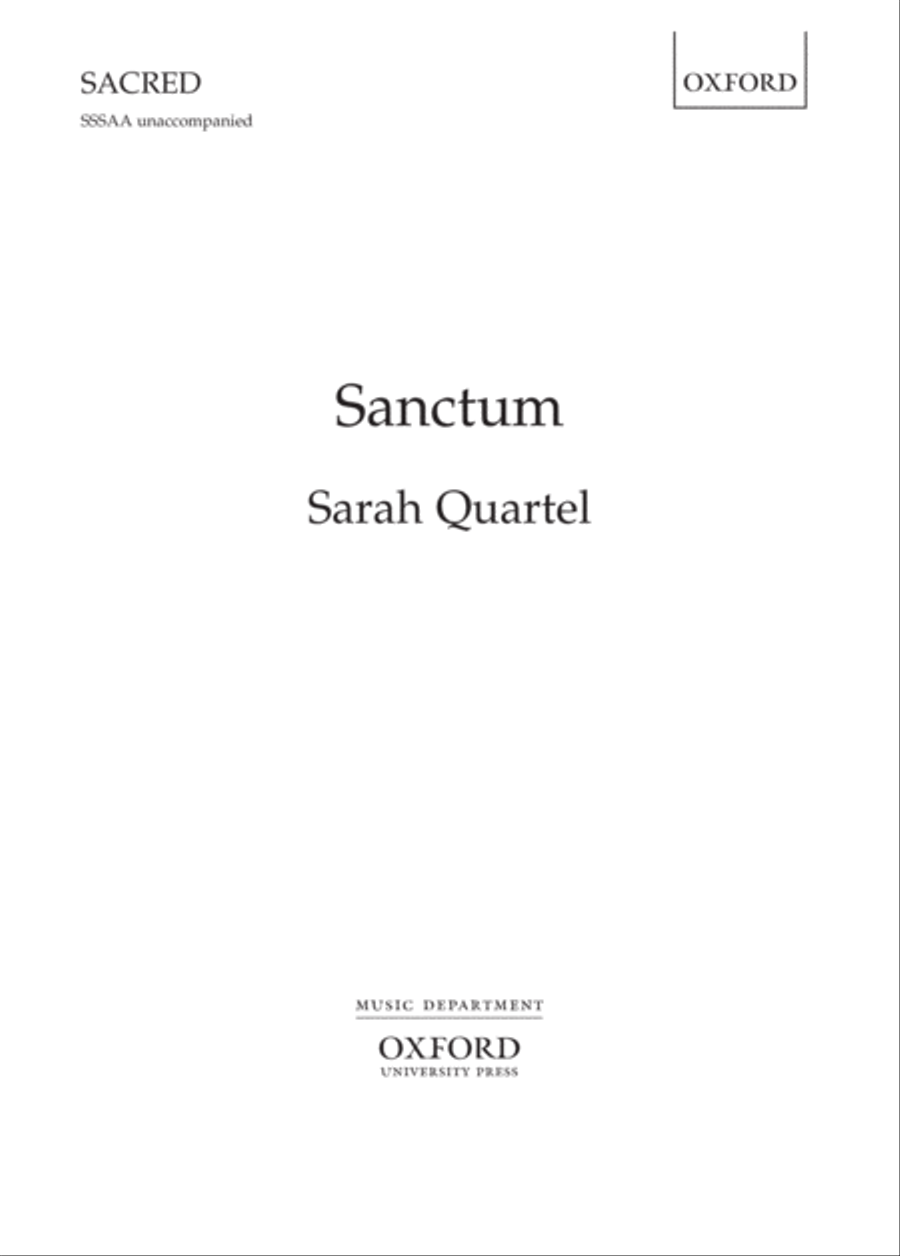 Sanctum Sanctum A Cappella scores gallery preview page 1