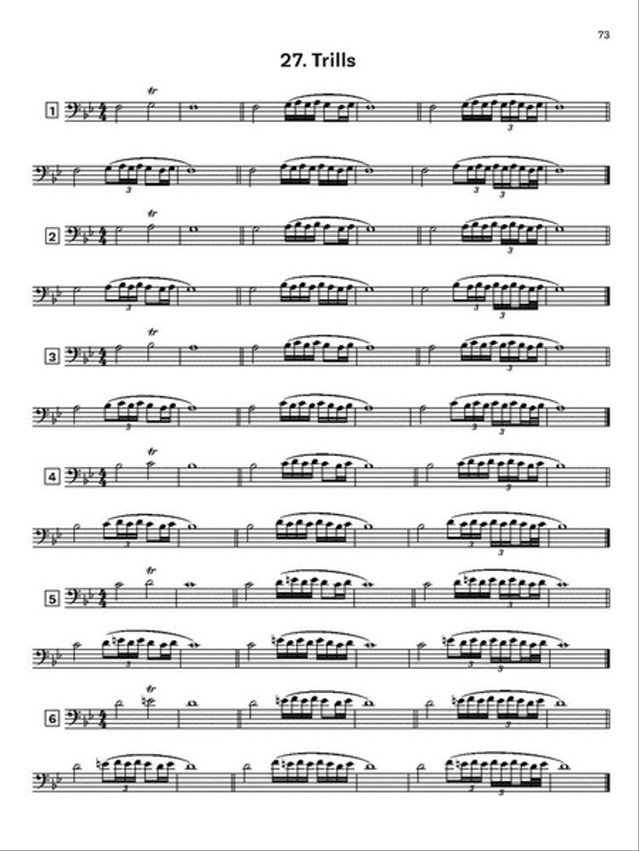 Arban Lite Book 2 Bass Clef Brass Trombone scores gallery preview page 4
