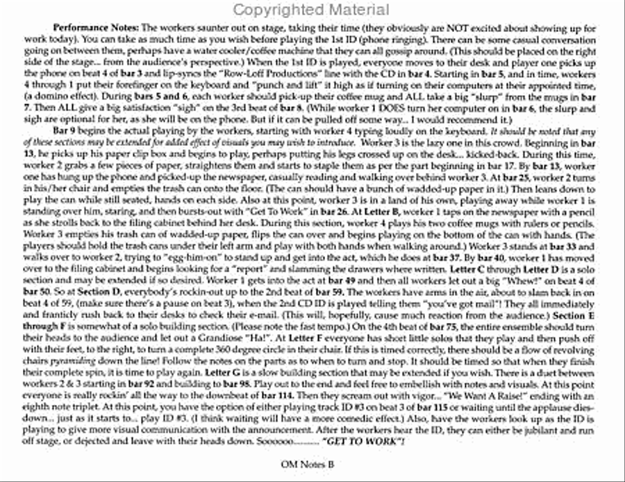 Office MAX Percussion Ensemble scores gallery preview page 3