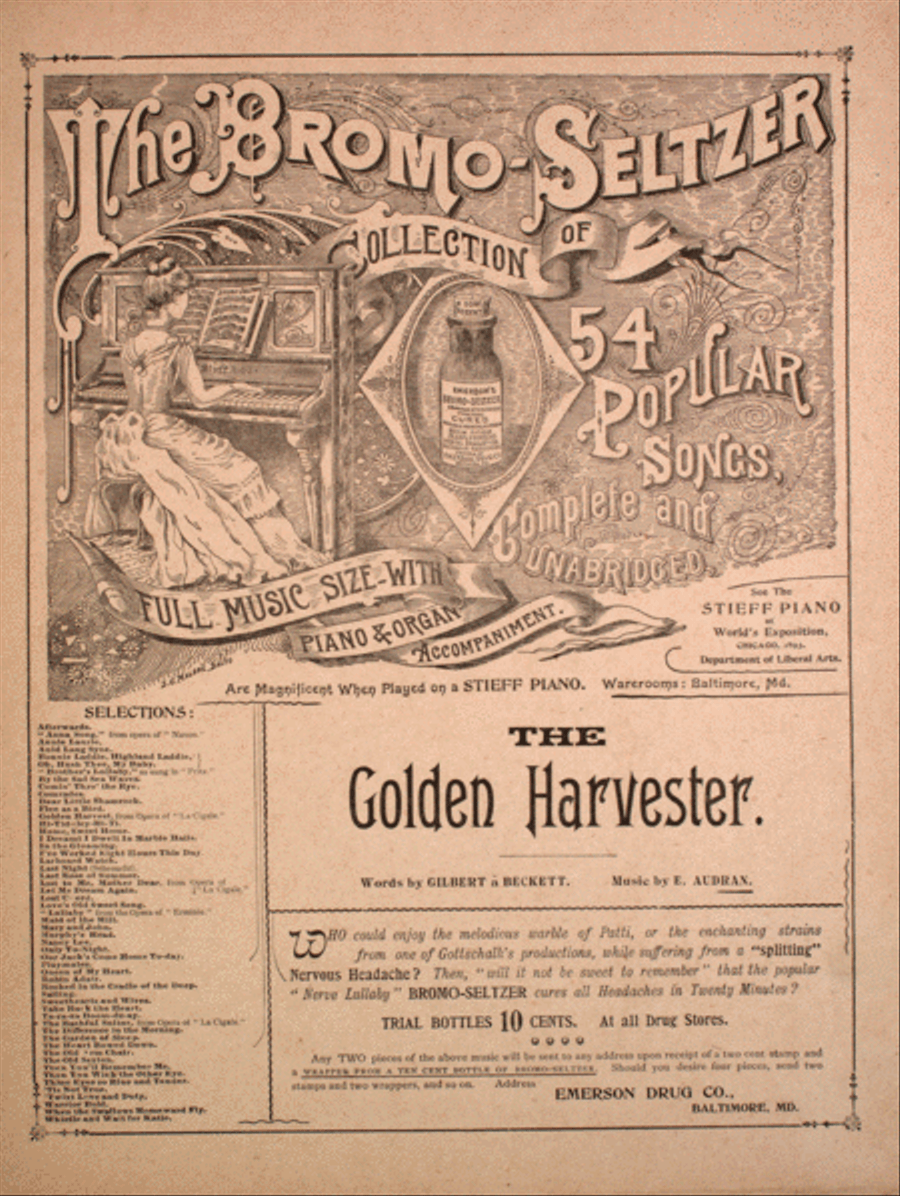 The Golden Harvester Voice scores gallery preview page 1