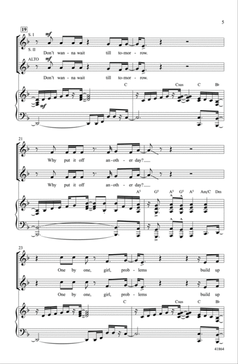 Right Now Right Now Choir scores gallery preview page 4