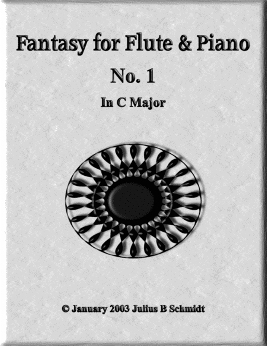 Flute Fantasy No. 1 in C Major Woodwind Duet scores gallery preview page 1