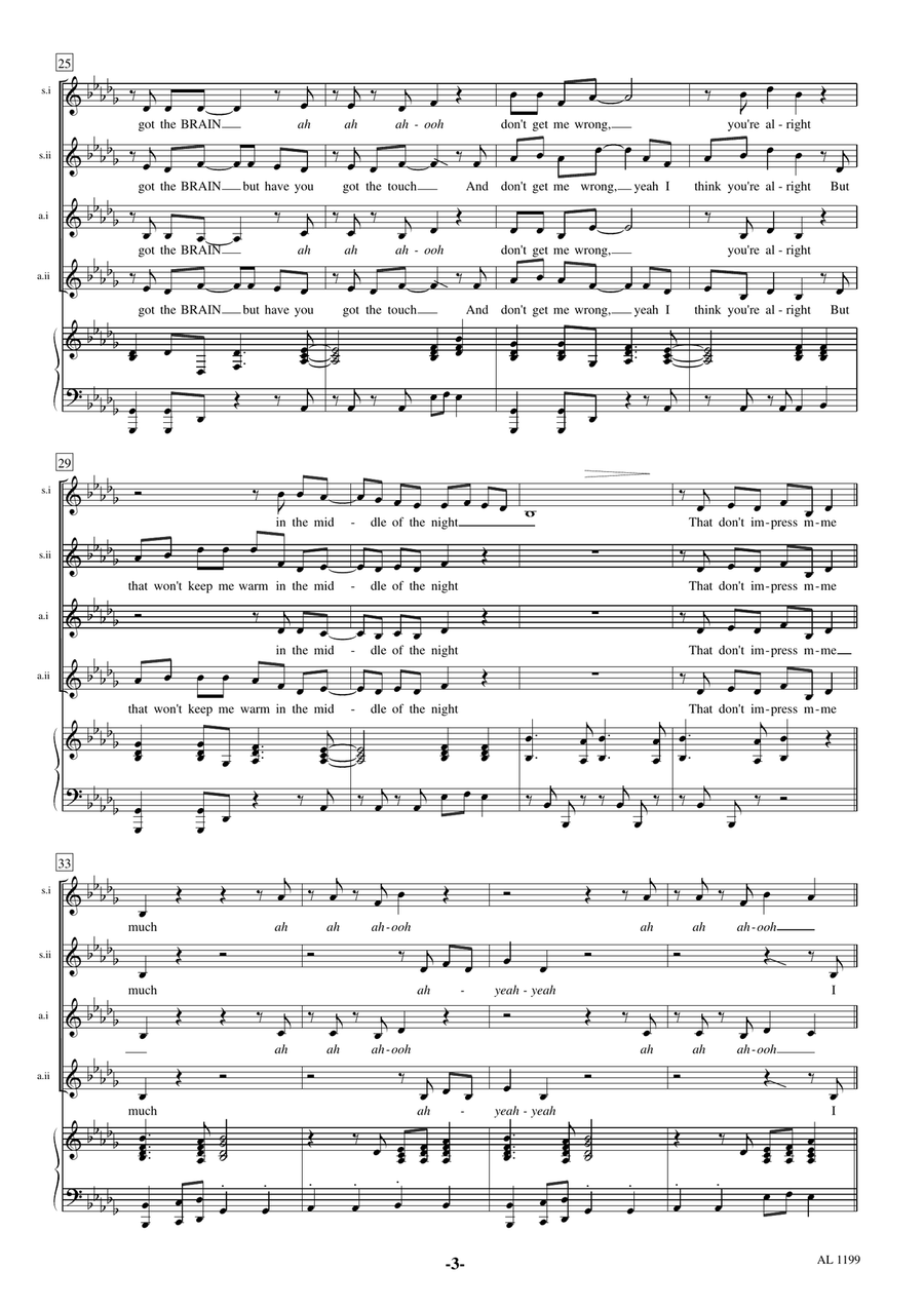 That Don't Impress Me Much SSAA scores gallery preview page 3