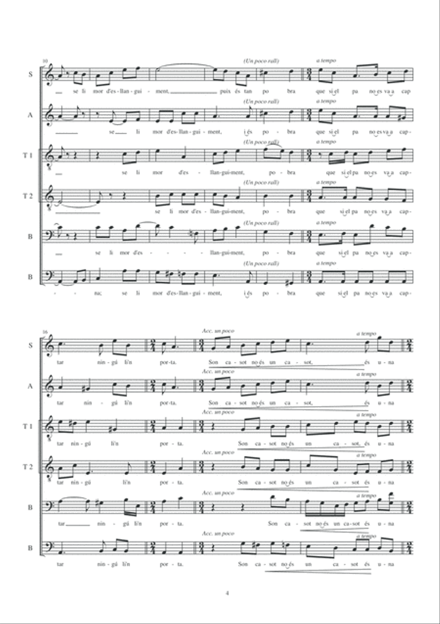Bon missatge Bon missatge 4-Part scores gallery preview page 4