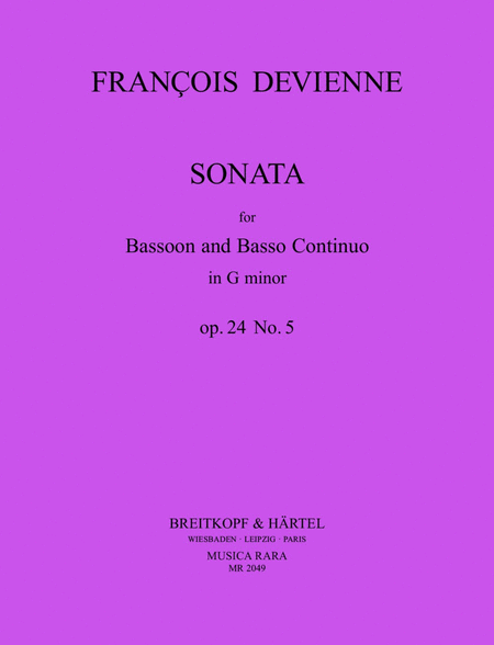 Sonate in g op. 24 Nr. 5
