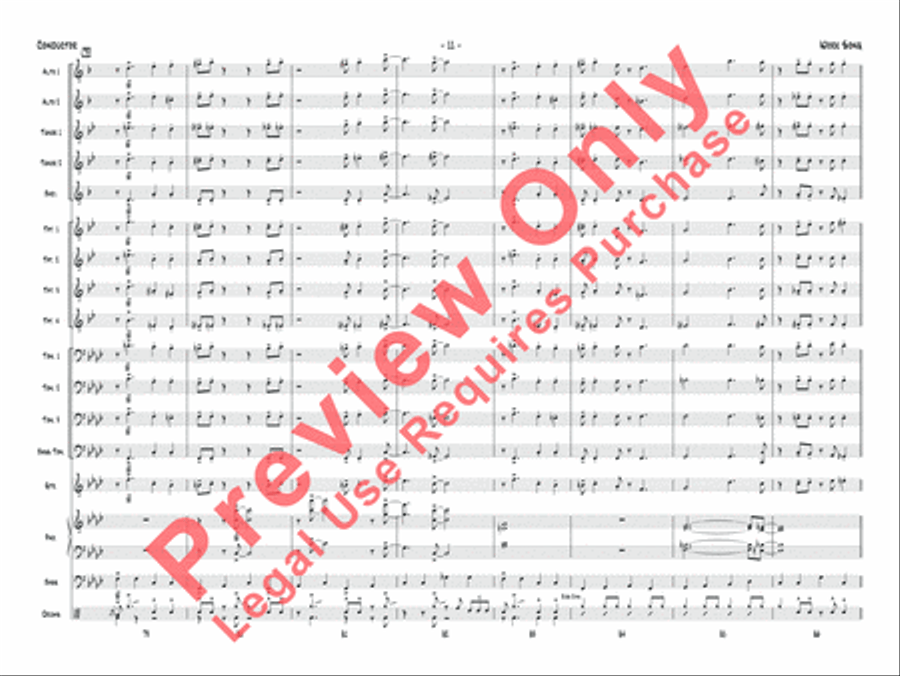Work Song Jazz Ensemble scores gallery preview page 32