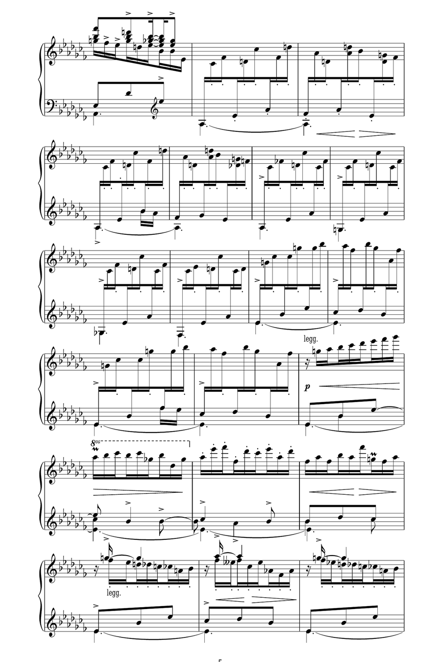The Alhambra Piano Solo scores gallery preview page 5