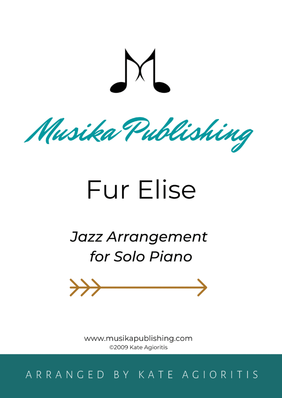 Fur Elise - Jazz Arrangement for Solo Piano Piano Solo scores gallery preview page 1