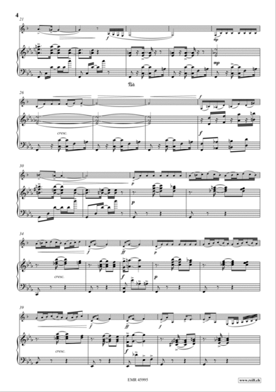 3 Preludes 3 Preludes Bass Clarinet scores gallery preview page 6