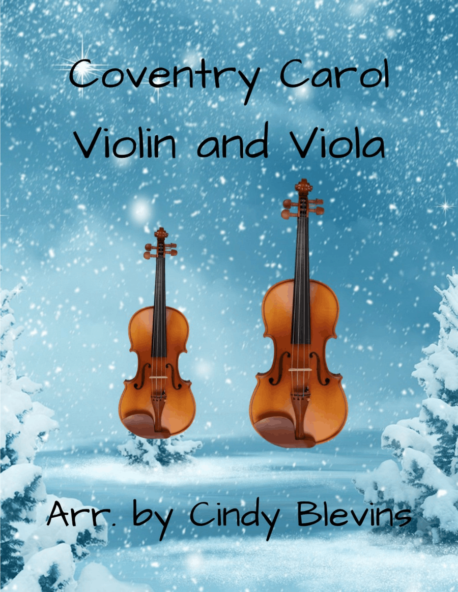 Coventry Carol, for Violin and Viola String Duet scores gallery preview page 1