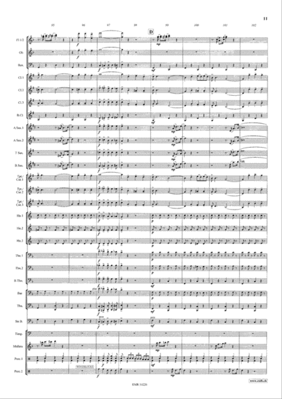 Die Zirkusprinzessin Concert Band scores gallery preview page 12