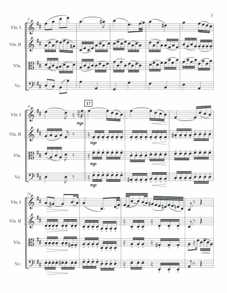 Beethoven Adagio cantabile String Quartet score and parts image number null