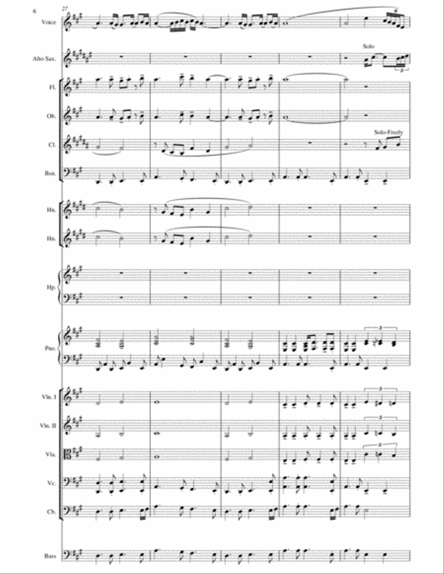 I Will Always Love You Large Ensemble scores gallery preview page 6
