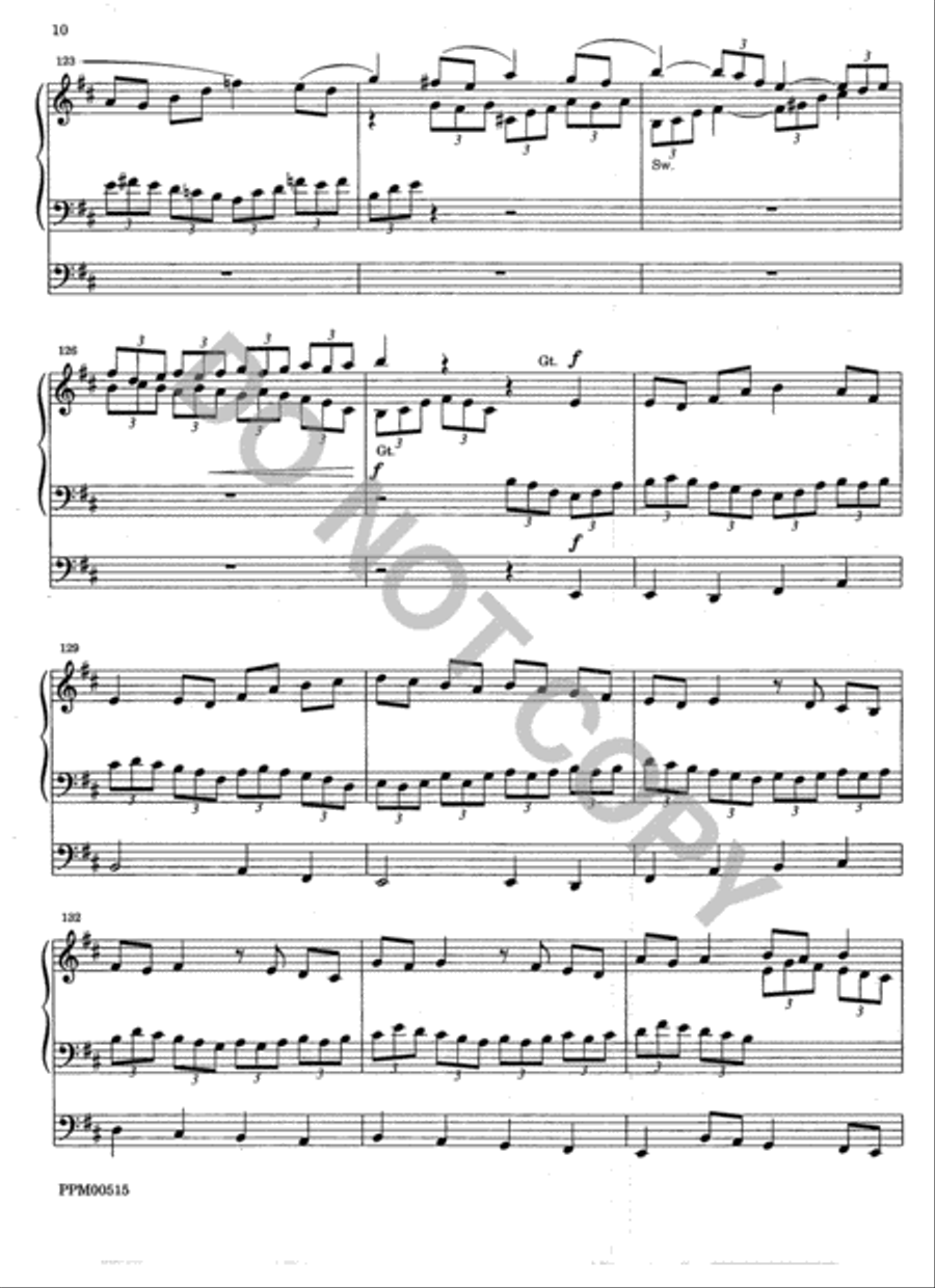 Partita on Wondrous Love Organ scores gallery preview page 11