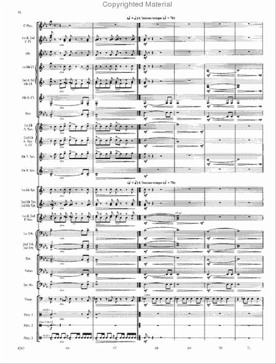 River of Life Concert Band scores gallery preview page 15