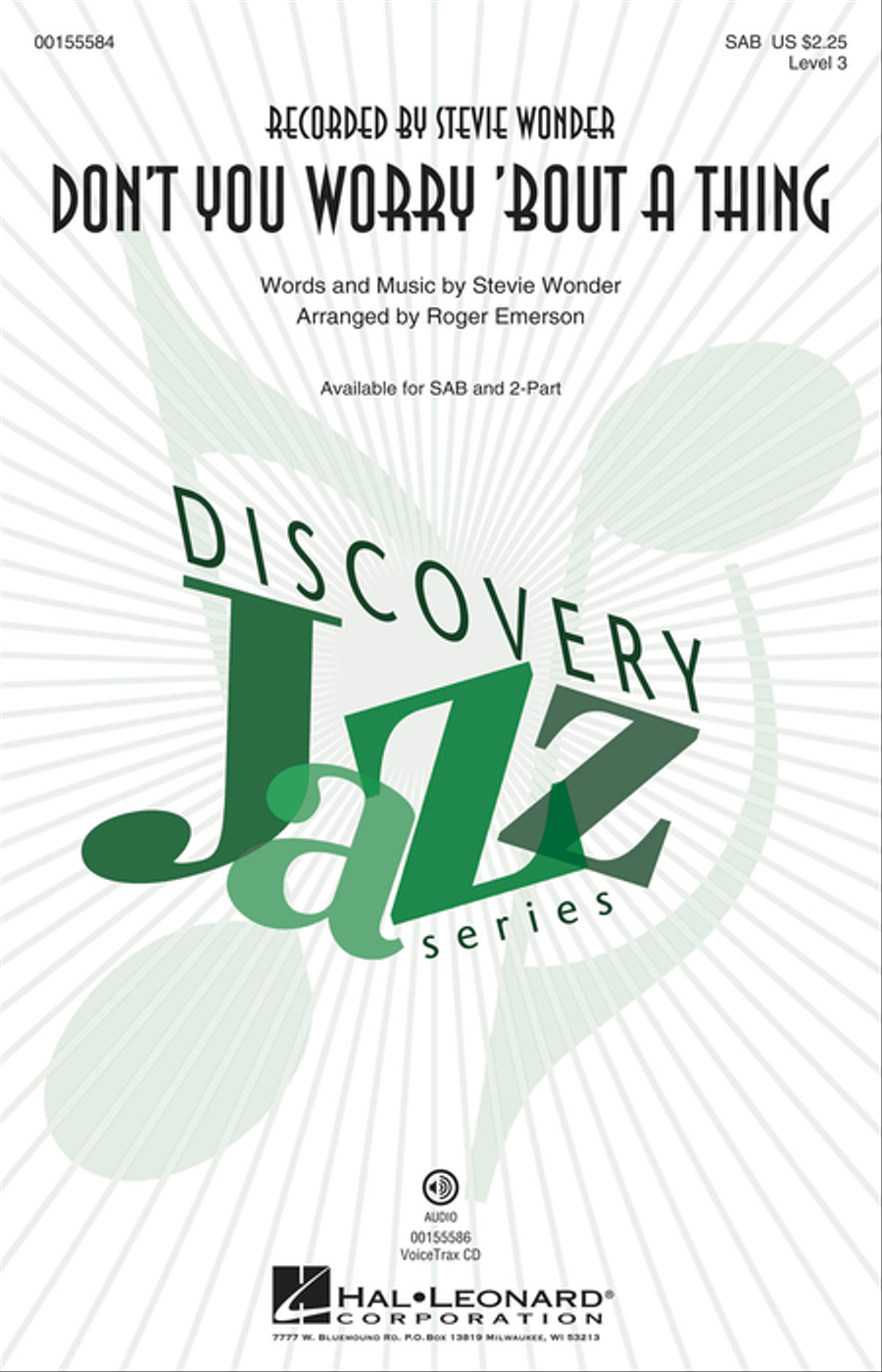 Don't You Worry 'Bout a Thing 3-Part scores gallery preview page 1