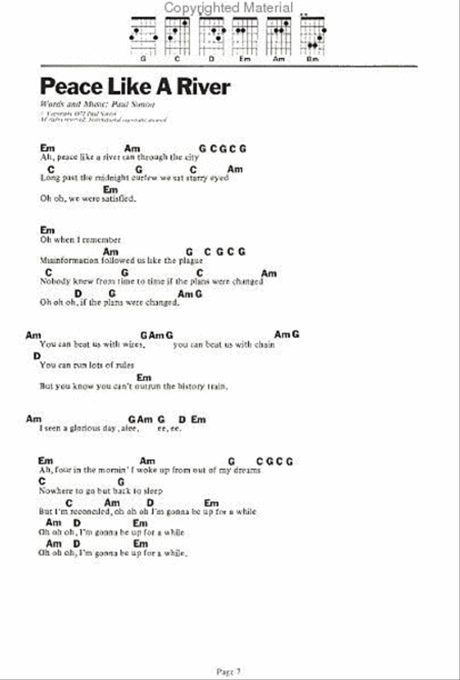 Paul Simon – The 6 Chord Songbook Electric Guitar scores gallery preview page 2