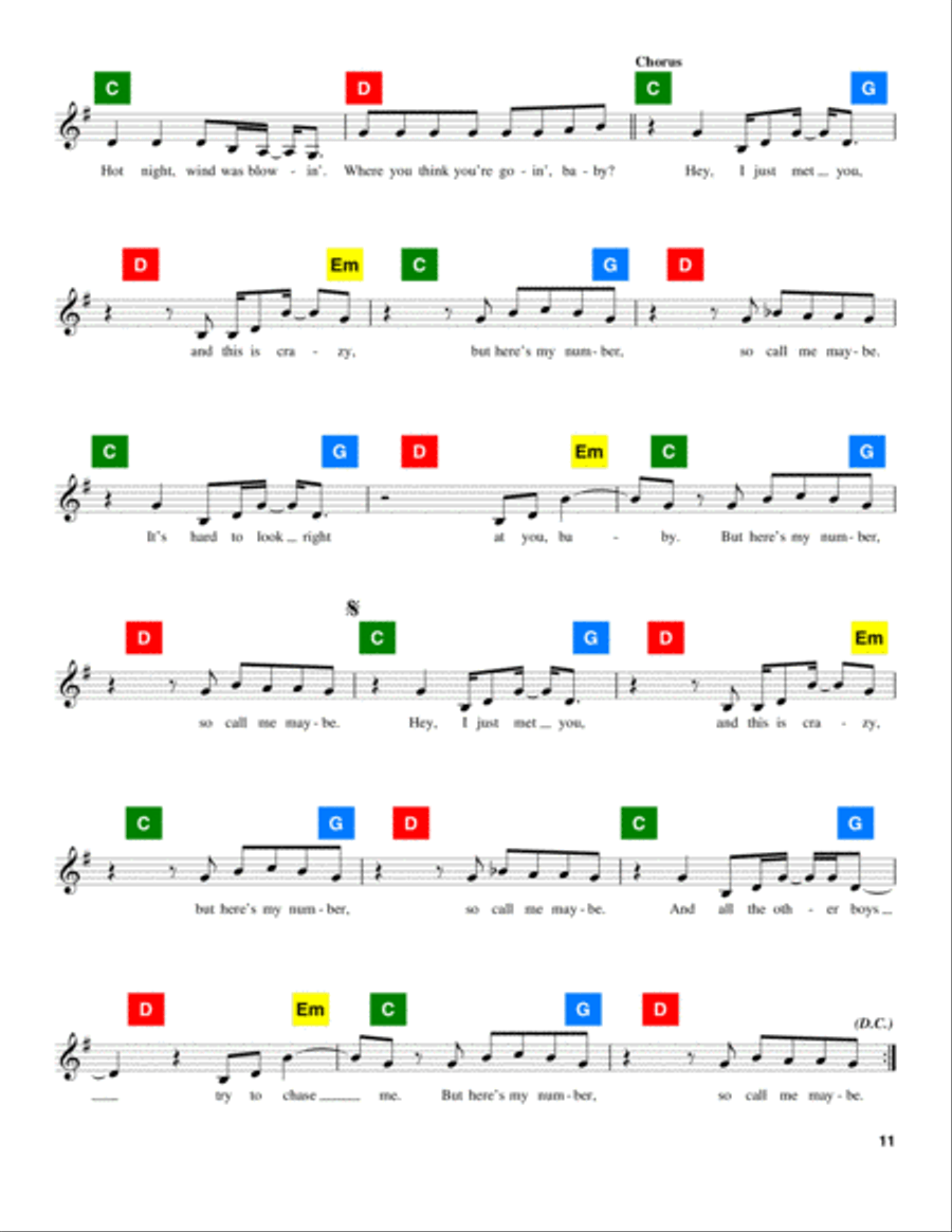 Call Me Maybe School and Community scores gallery preview page 2