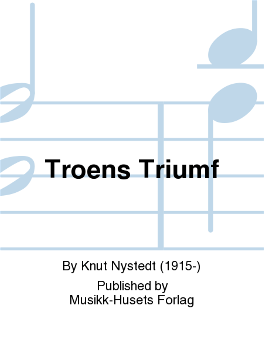 Troens Triumf Mixed Choir scores gallery preview page 1