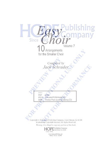 Easy Choir, Vol. 7 image number null