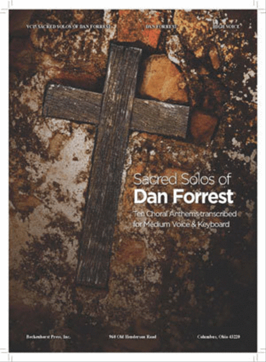 Book cover for Sacred Solos of Dan Forrest (high voice)