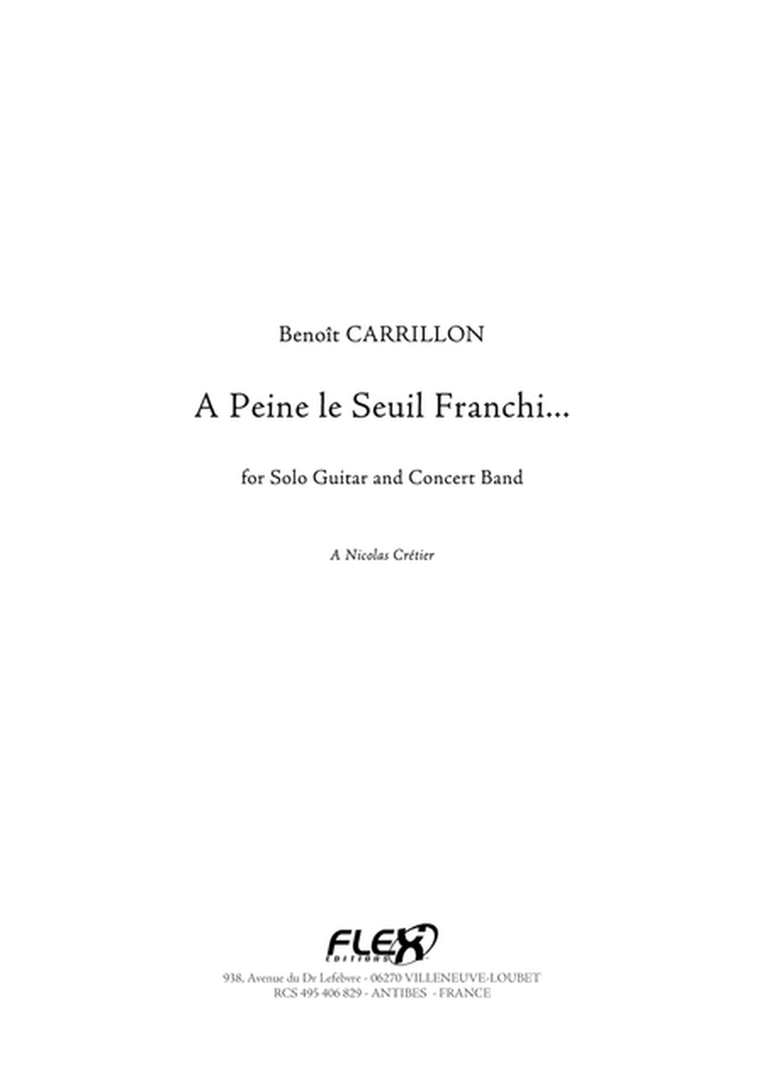 A Peine le Seuil Franchi image number null