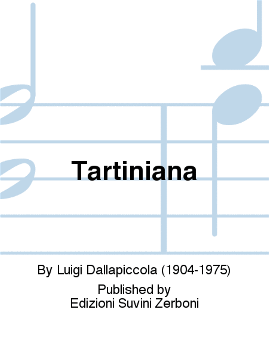 Tartiniana Piano scores gallery preview page 1
