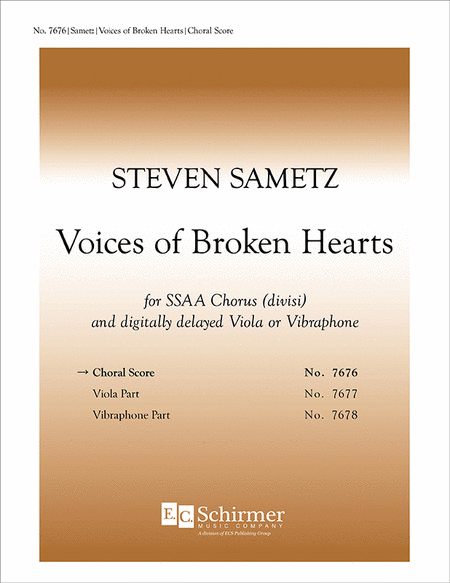 Voices of Broken Hearts (Choral Score)