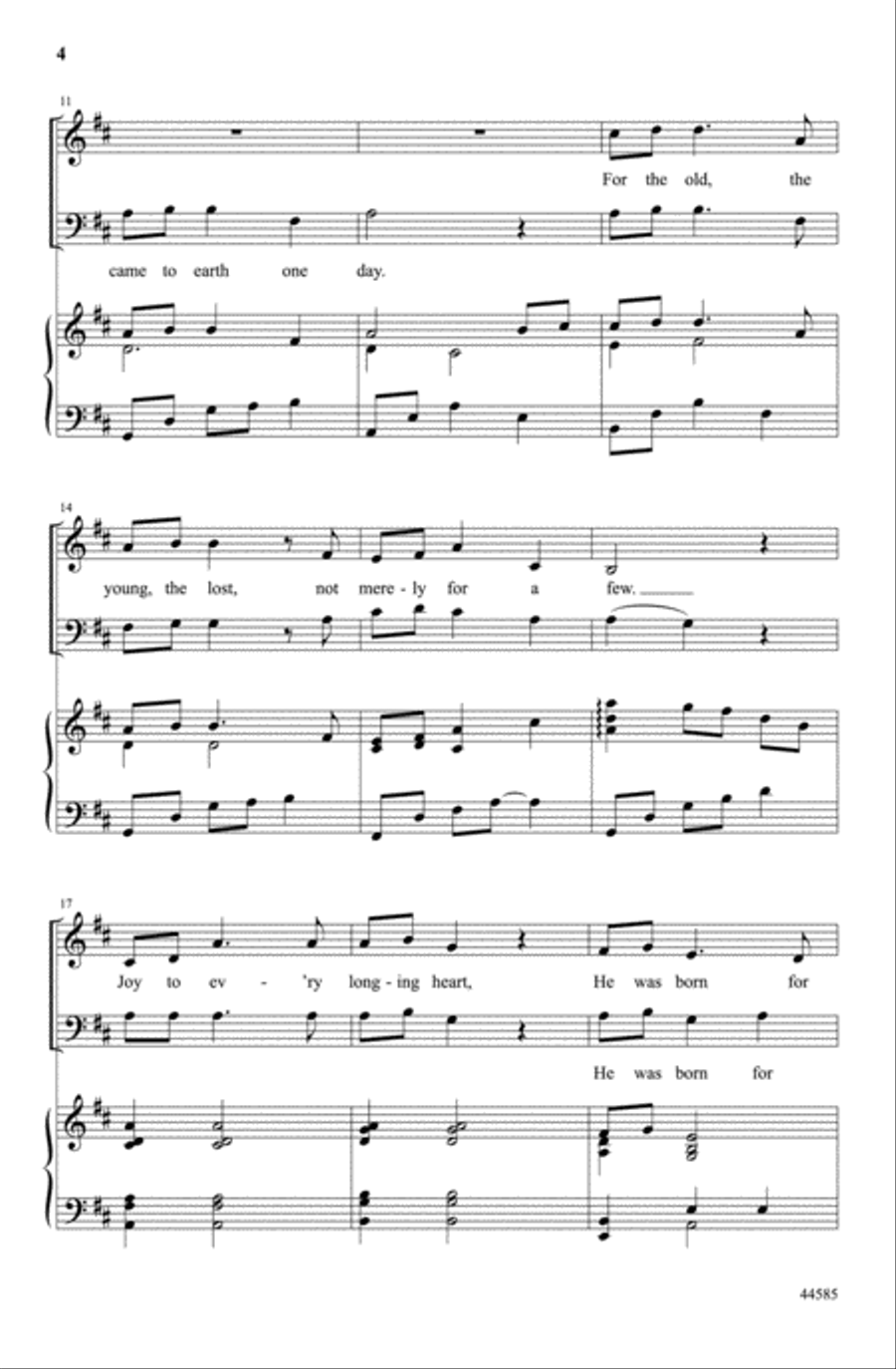 Child of Peace, Child of Hope Choir scores gallery preview page 3